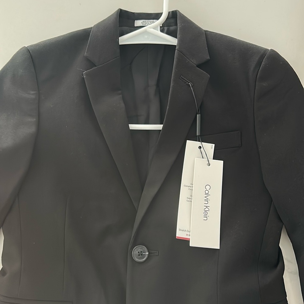 Boys Calvin Klein black blazer
